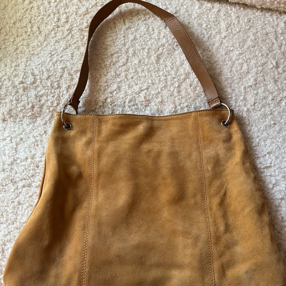 ASOS Slouch Suede Shoulder Bag